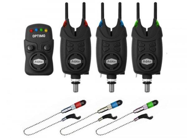 Delphin Optimo 9V+CSWII+Snag 3+1+3 elektromos kapásjelző szett 3+1+3db
(900022401)