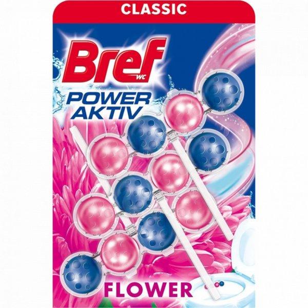 WC illatosító golyós 3 x 50 g Bref Power Aktiv Flower Blossom