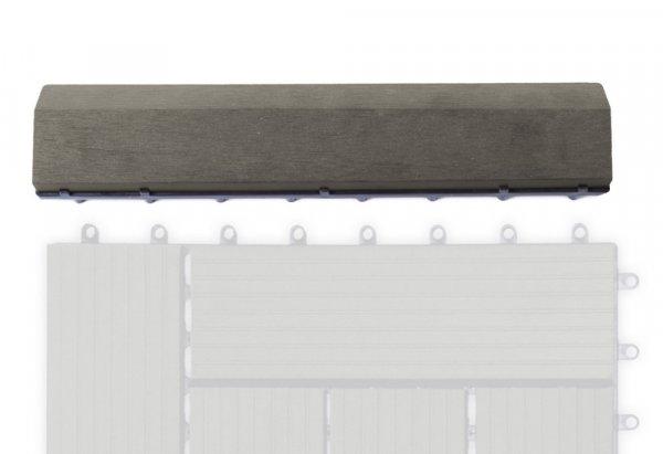 Incana átvezető profil a WPC burkolócsempékhez, 30 x 7,5 cm egyenes