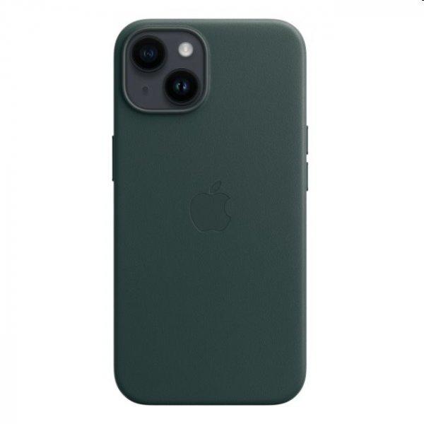 Apple iPhone 14 Leather Case with MagSafe, forest green