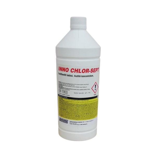 Fertőtlenítő hatású tisztítószer 1 liter klóros Inno Chlor-Sept
