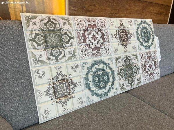 Flexpanel PVC falburkoló lap - Népies Vegyes mintával, műanyag falburkolat