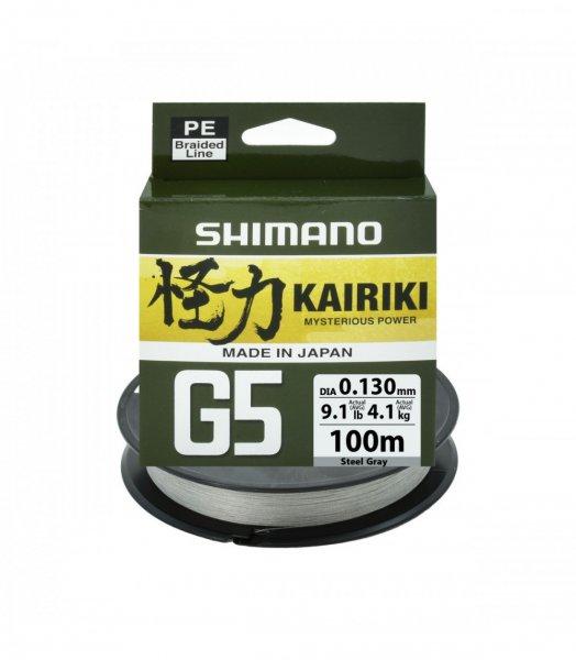Shimano Kairiki G5 Braid Line 150m 0,23mm 12,9kg - Steel Gray- Original Japan
Products (LDM51UE230150S)