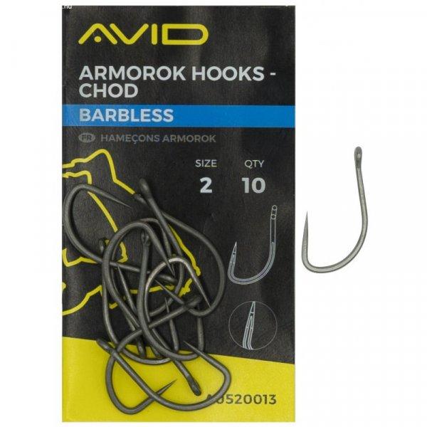 Avid Armorok Hooks- Chod Size 4 Barbless szakáll nélküli bojlis horog 10db
(A0520014)