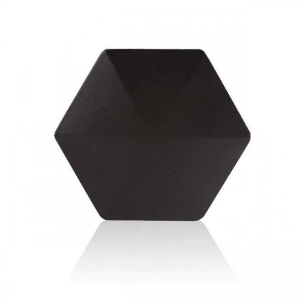 Pörgő fém játék, Íróasztal dísz 6 oldalú fekete