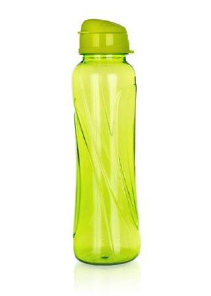Kulacs, 610 ml, műanyag, világos zöld, "Slim"