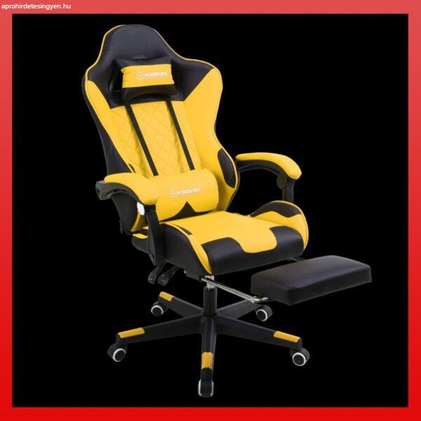 Herzberg Ro Ergonomic Gaming sárga szék HG-8081YLW