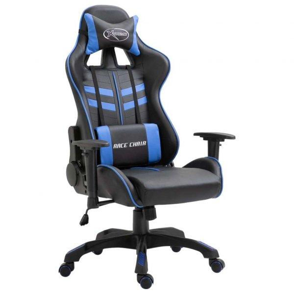vidaXL műbőr Gamer szék #fekete-kék