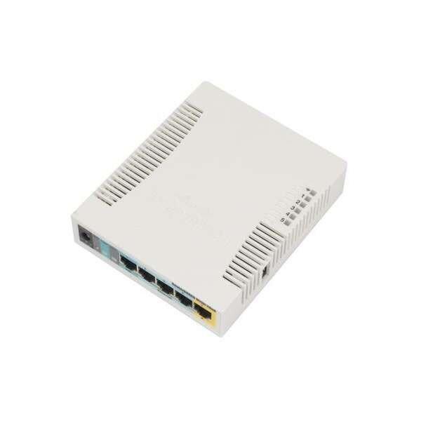 Mikrotik RB951UI-2HND Wireless Router RouterBOARD 2,4GHz, 5x100Mbps, 300Mbps,
Asztali - RB951UI-2HND