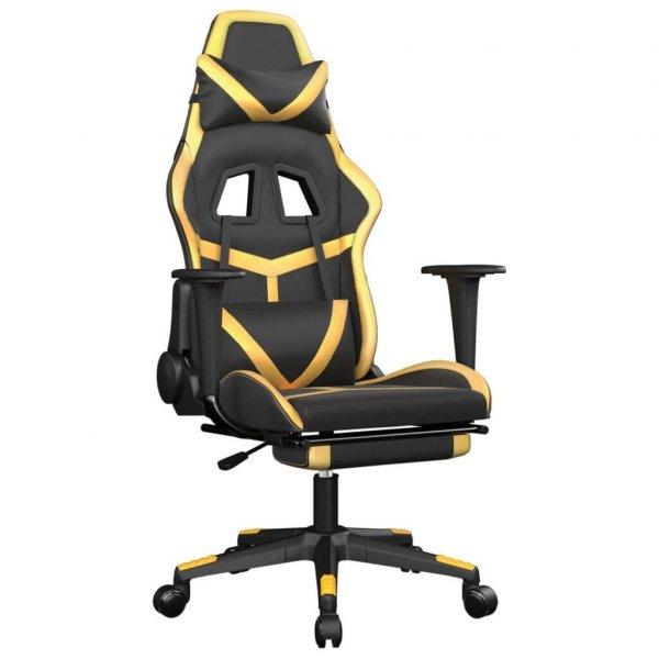 vidaXL masszázs funkciós Gamer szék #fekete-arany