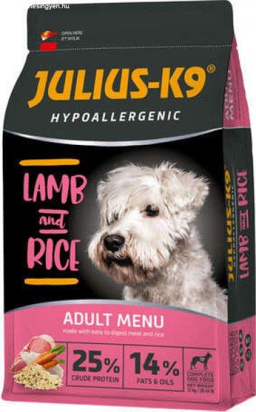Julius-K9 Hypoallergenic Adult Lamb & Rice (Kis szemcseméret | 2 x 12 kg) 24 kg