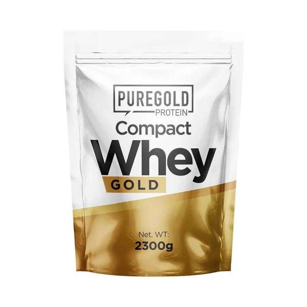 Compact Whey Gold fehérjepor - 2300 g - PureGold - eperfagylalt