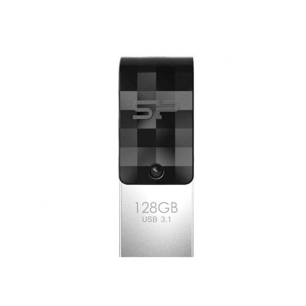 Pen Drive 128GB Silicon Power Mobile C31 fekete (SP128GBUC3C31V1K)