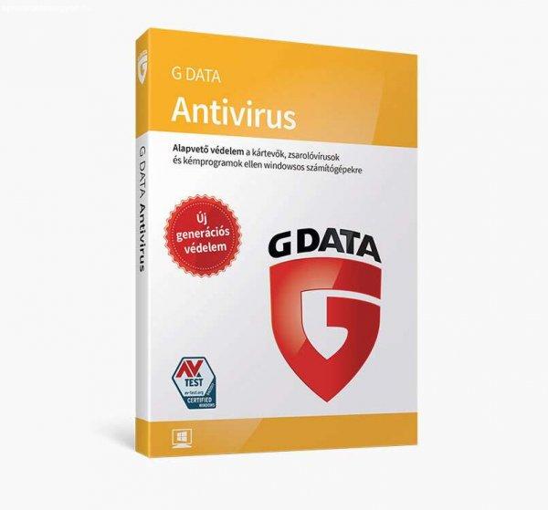 G Data Internet Security HUN Online vírusirtó szoftver (3 PC / 1 év)