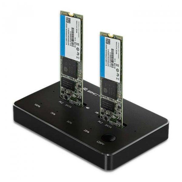 Qoltec 50310 SSD Dokkoló és klónozó állomás (USB 3.1 Type-C - M.2)