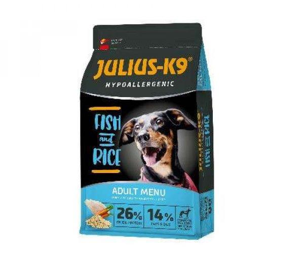 JULIUS K-9 HighPremium 12kg ADULT Hypoallergenic FISH&Rice
