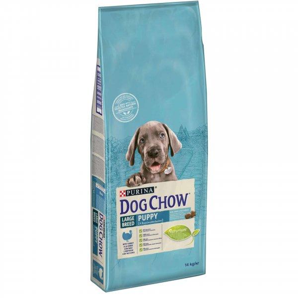 Purina 14 kg Dog Chow JUNIOR large breed pulykás