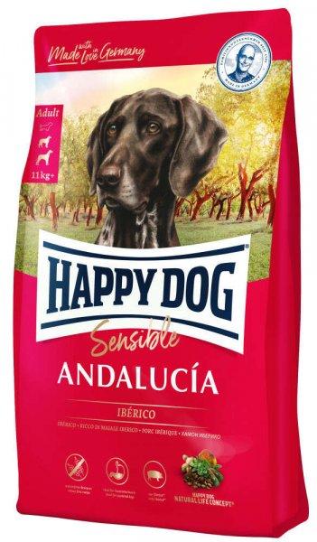 Happy Dog Sup. Sens. ANDALUCIA 11 KG ibériai sertéshús, mediterrán rizs- és
zöldségválogatás 137686