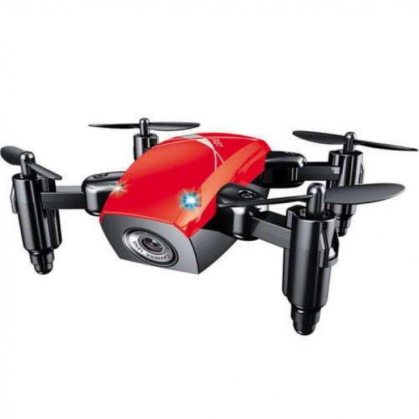 iUni S9 mini drone, WiFi, frekvencia 2.4GHz, piros