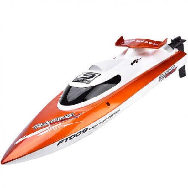 iUni FT009 Top Speed Racing Flipped Boat Távirányítós hajó, narancssárga