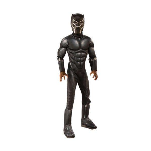 Black Panther Deluxe izomruha fiúnak - Avengers 100-110 cm 3-4 év