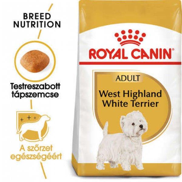 Royal Canin West Highlander White Terrier Adult - West Highlander White Terrier
felnőtt kutya száraz táp (2 x 3 kg) 6 kg