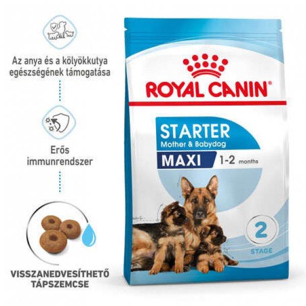 Royal Canin Maxi Starter - Száraz táp nagy testű vemhes szuka és kölyök
kutya részére 2 hónapos korig 15 kg