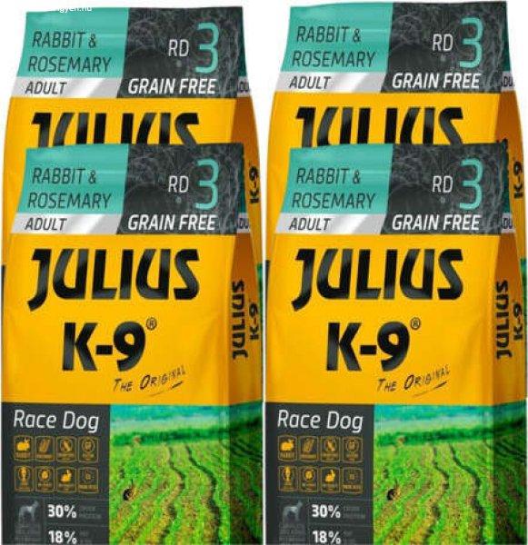 Julius-K9 GF Hypoallergenic Race Dog Adult Rabbit & Rosemary (4 x 10 kg) 40 kg