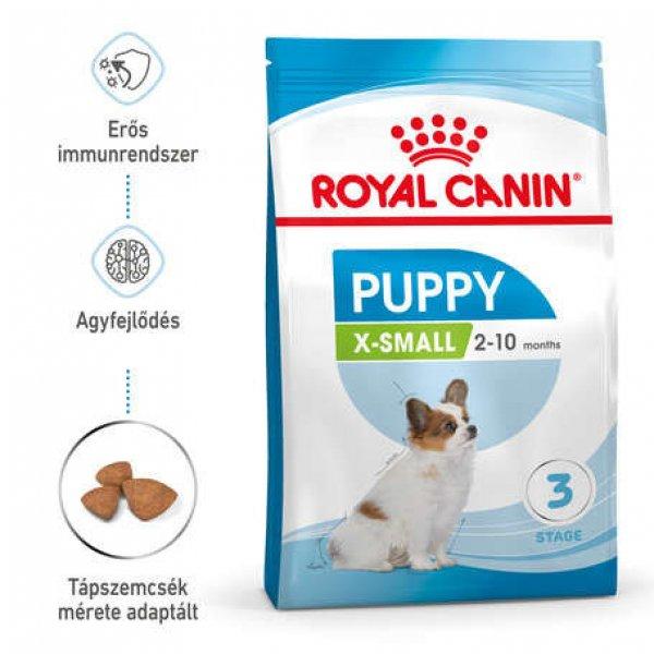 Royal Canin X-Small Puppy - Nagyon kistestű kölyök kutya száraz táp (2 x 3
kg) 6 kg
