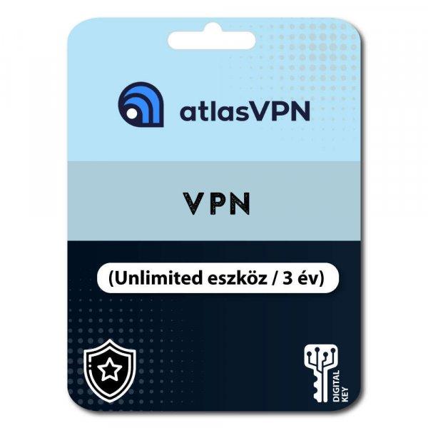 Atlas VPN (Unlimited eszköz / 3 év) (Elektronikus licenc) 