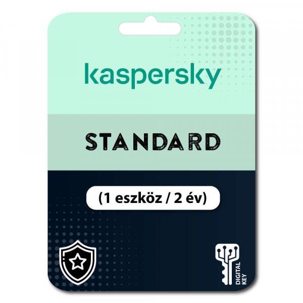 Kaspersky Standard (EU) (1 eszköz / 2 év) (Elektronikus licenc) 