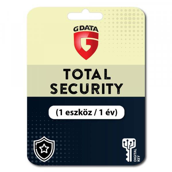 G Data Total Security (EU) (1 eszköz / 1 év) (Elektronikus licenc) 