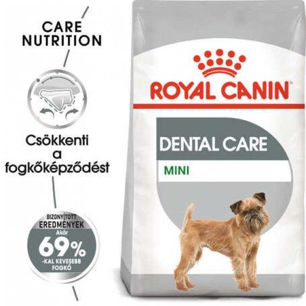 Royal Canin Mini Dental Care - Száraz táp felnőtt kistestű kutyák részére
a fogkőképződés csökkentéséért (2 x 8 kg) 16 kg