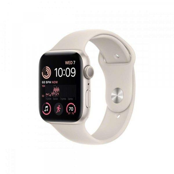Apple Watch SE2 GPS 44mm csillagfény színű tok