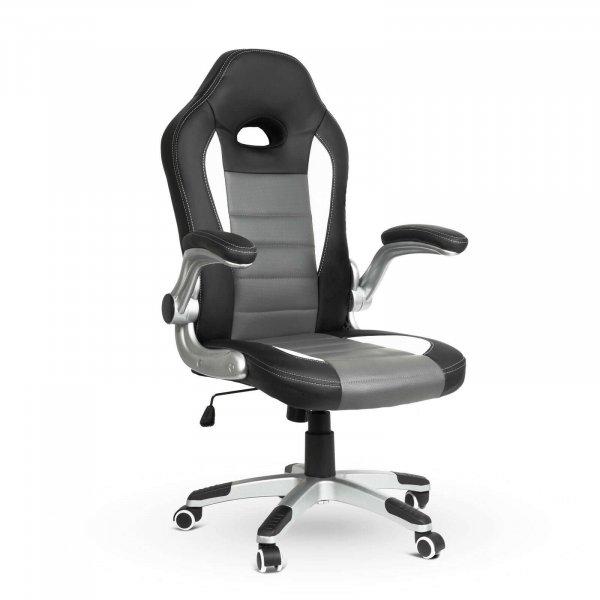SPRINTER Gamer szék - derékpárnával, fejpárnával - szürke, forgószék -
BMD1103- 110kg, állítható magasságú forgószék