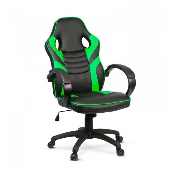 SPRINTER Gamer szék - derékpárnával, fejpárnával - ZÖLD,  71 x 53 cm / 53
x 52  forgószék - BMD1109GR - 110kg, állítható magasságú forgószék
