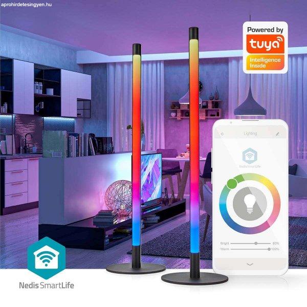 NEDIS RGB MAGIC hangulatfény,SmartLife hangulatfény Okos led lámpa 
WIFILD10RGBW Wi-Fi TUYA smart app-pal, rgb fényoszlop, 600lm Meleg és
hidegfehér / RGBIC 2700 - 6500K 36W Fém 2 db