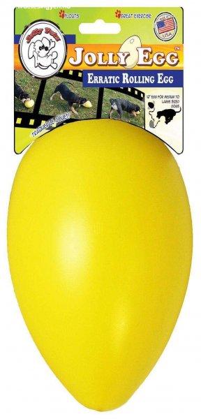 Jolly Pets tojás alakú játék 30 cm sárga kutyajáték