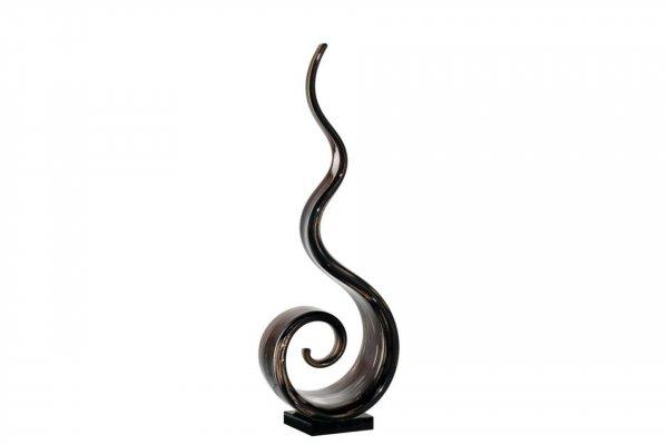 LEONARDO CASOLARE szobor 40cm, fekete-barna