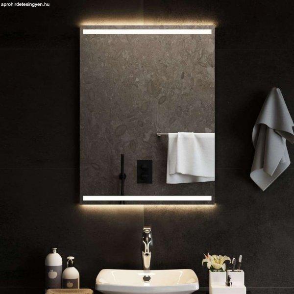 vidaXL LED-es fürdőszobatükör 60x80 cm