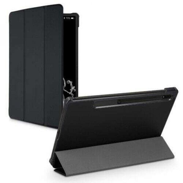 Huzat Samsung Galaxy Tab S8 tablethez, Kwmobile, fekete, Eco bőr, 57463.01