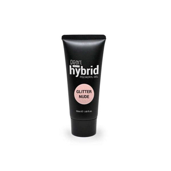 Pearl Hybrid polyacryl gel - glitter nude 50ml