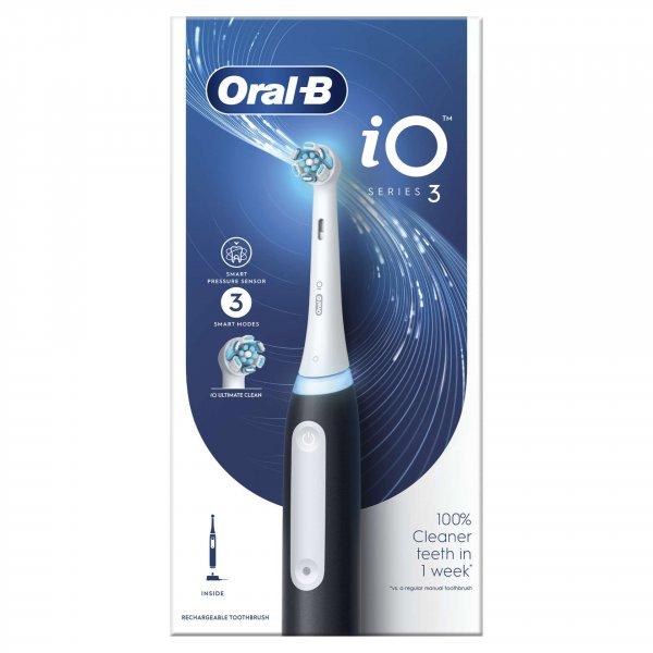 Oral-B iO series 3 Matt Black elektromos fogkefe
