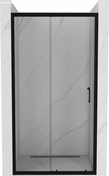 Mexen Apia  Zuhany ajtó csúszó   105 cm,  átlátszó ,  fekete -
845-105-000-70-00 Csúszó zuhany ajtó