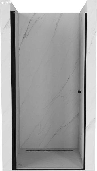 Mexen Pretoria   Zuhany ajtó nyíló 70 cm,  átlátszó ,  fekete -
852-070-000-70-00 Nyiló zuhany ajtó