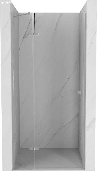Mexen Roma   Zuhany ajtó nyíló 115 cm,  átlátszó , króm -
854-115-000-01-00 Nyiló zuhany ajtó