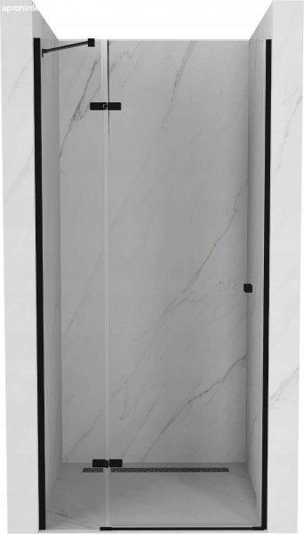 Mexen Roma   Zuhany ajtó nyíló 120 cm,  átlátszó ,  fekete -
854-120-000-70-00 Nyiló zuhany ajtó