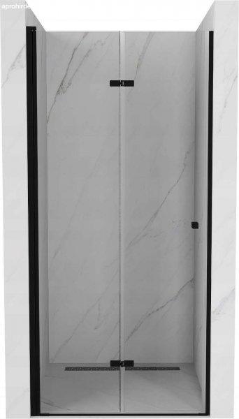 Mexen Lima  Zuhanyajtó csukló  70 cm,  átlátszó ,  fekete-
856-070-000-70-00 Csukló zuhany ajtó