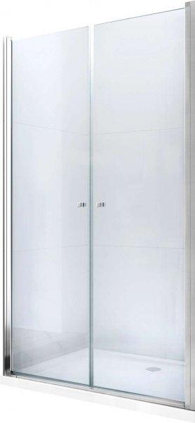 Mexen Texas   Zuhany ajtó nyíló 90 cm,  átlátszó , króm -
880-090-000-01-00 Nyiló zuhany ajtó