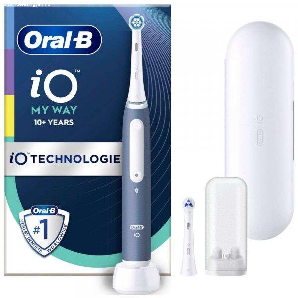 Oral-B iO Teens My Way, Pulzáló, 4 Üzemmód, Időzítő, Nyomásérzékelő,
Kék elektromos fogkefe